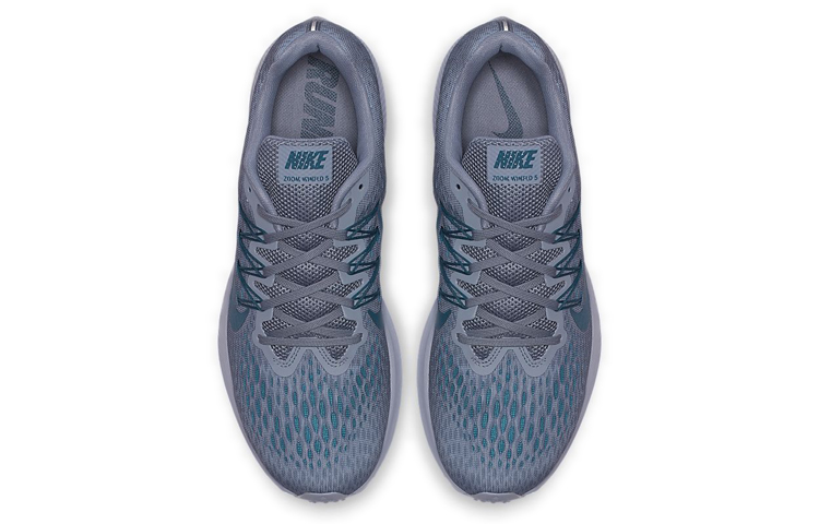 Shop (W) Nike Air Zoom Winflo 5 Abu-Abu/Biru AA7406-403