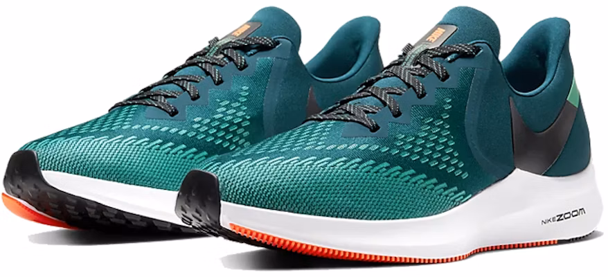 Nike Air Zoom Winflo 6 'Turquoise Hijau Tengah Malam' AQ7497-300 Lookbook Nike Air Zoom Winflo 6 'Turquoise Hijau Tengah Malam' AQ7497-300