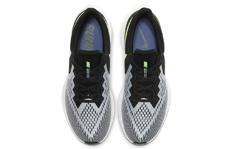 Shop 耐吉Zoom Winflo 6 低筒 跑步鞋 男款 黑灰綠