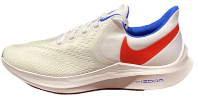 Nike Air Zoom Winflo 6 'White Blue Red' DM2419-161 Nike Air Zoom Winflo 6 'White Blue Red' DM2419-161