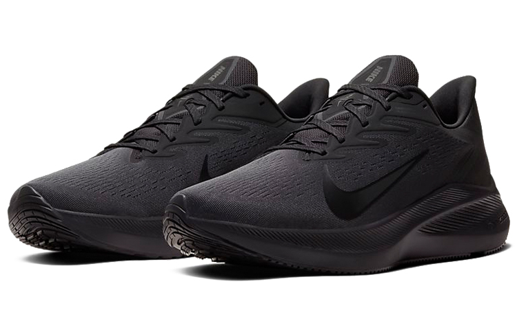 Lookbook Nike Air Zoom Winflo 7 'Hitam Anthracite' CJ0291-001