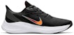Nike Air Zoom Winflo 7 'Hitam Jingga Total' CJ0291-011
