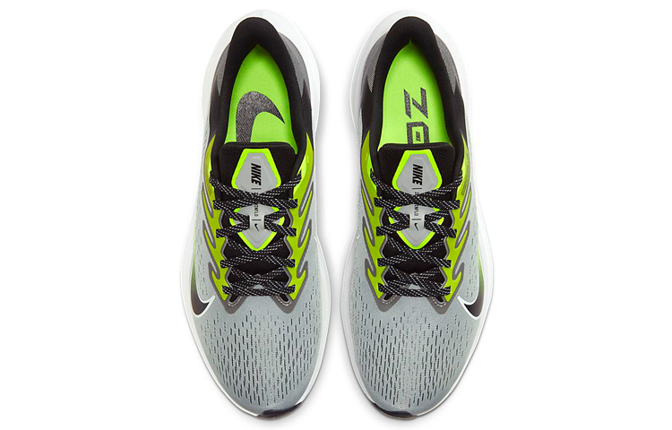 Shop Nike Air Zoom Winflo 7 'Smoke Grey Volt' Pria Wanita Sepatu Olahraga CJ0291-002