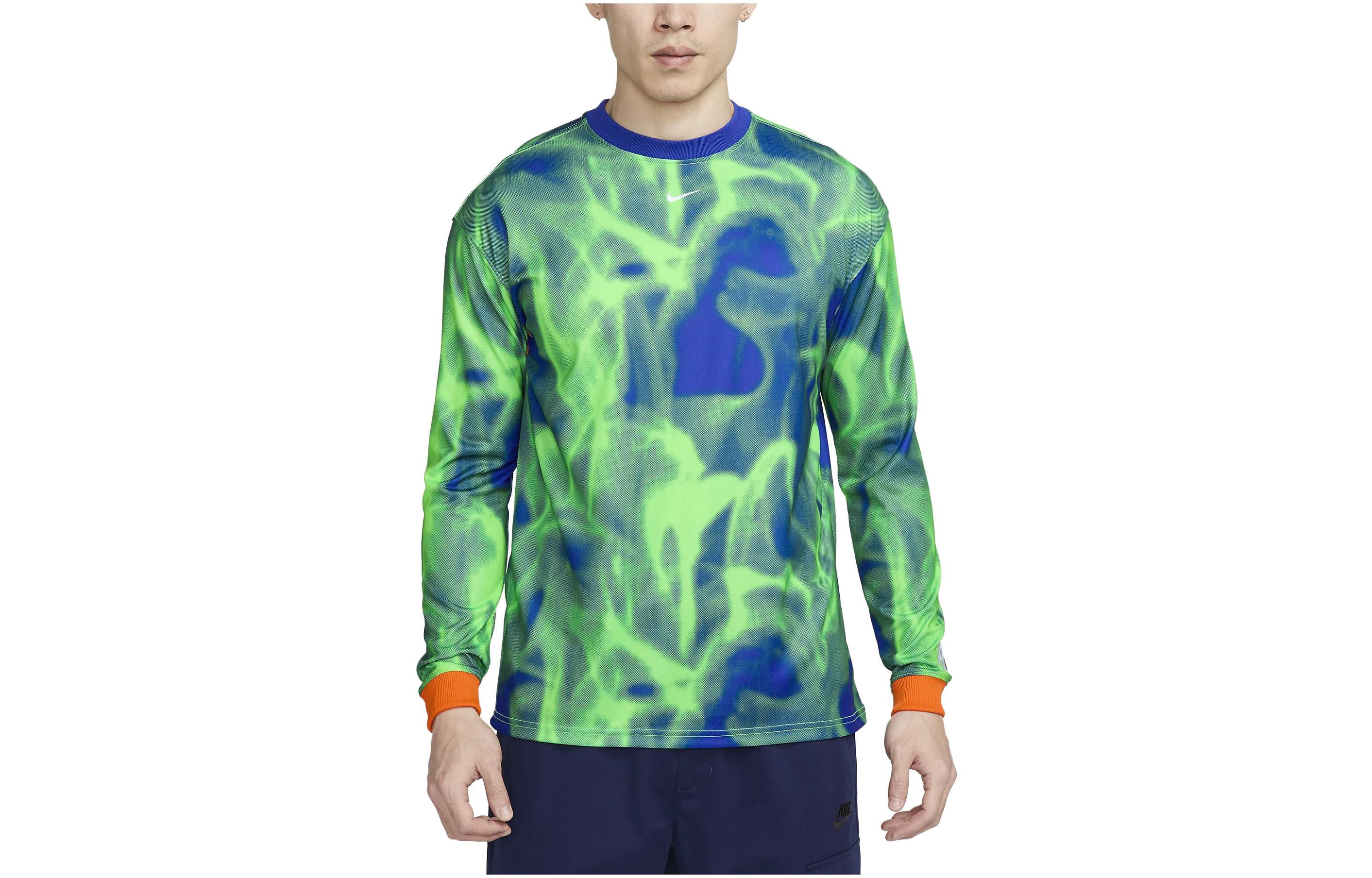 Nike All-Over Print Pullover Sweatshirt Green () DV9799-398