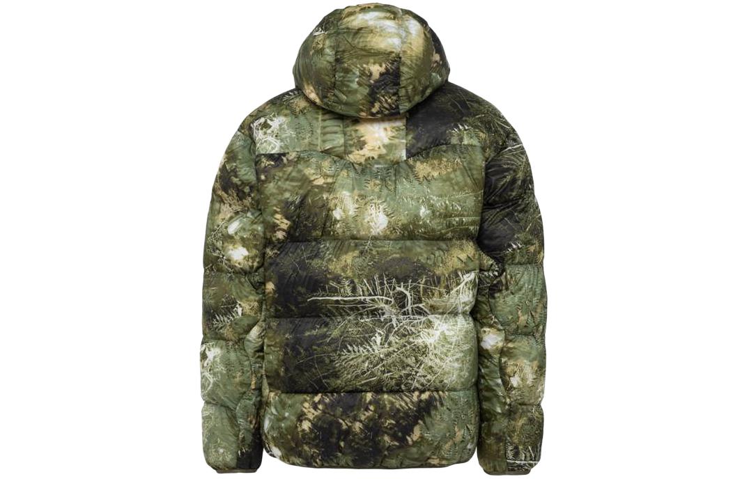 Lookbook Nike Jaket Hoodie Unisex Full Print Resleting Hijau FB8121-386