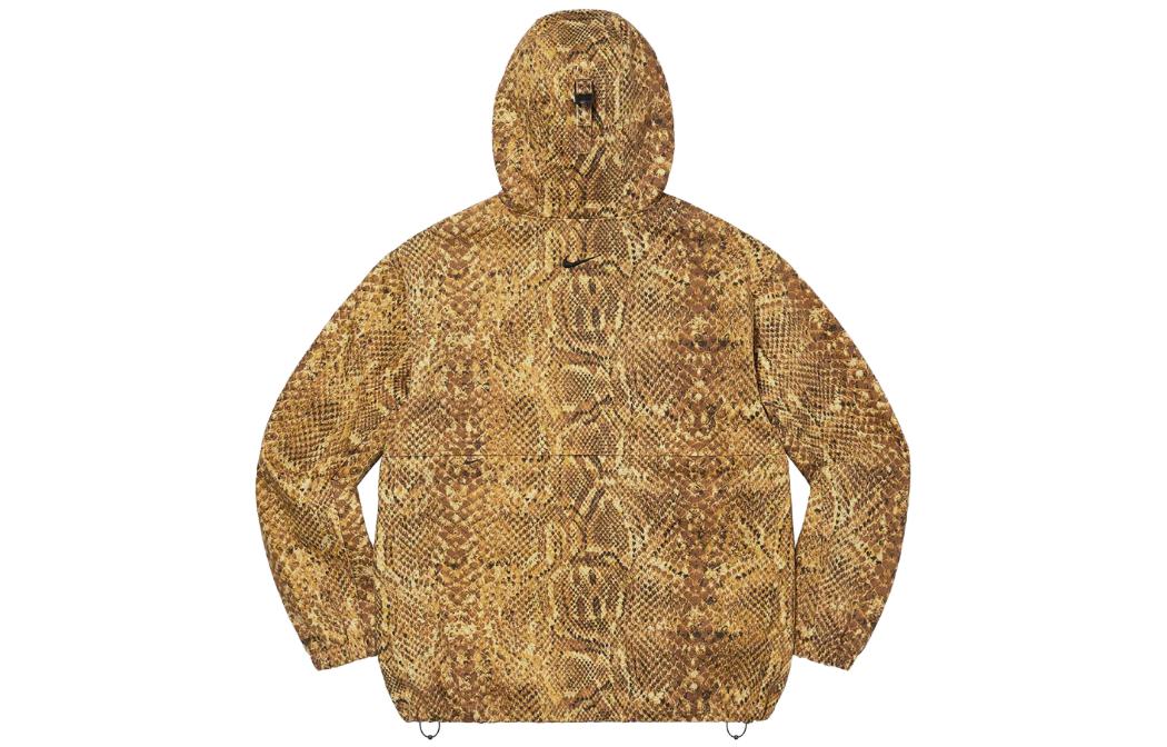 Nike All Over Print Logo Hoodie Yellow  Long Sleeve Sweatshirt. DN3247-277 圖 3