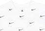 Lookbook Nike All Over Swoosh Logo Cropped T-Shirt White