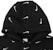 Nike All Over Swoosh Logo Hoodie Black