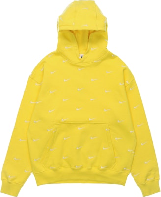 Nike All Over Swoosh Logo Hoodie Yellow Buy Nike All Over Swoosh Logo Hoodie Yellow
