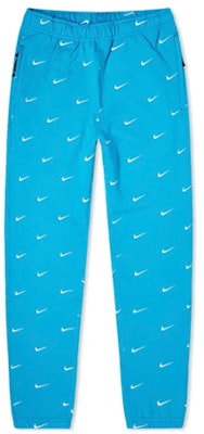 Nike All Over Swoosh Logo Pants Blue Buy Nike All Over Swoosh Logo Pants Blue
