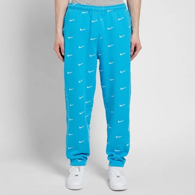 Nike All Over Swoosh Logo Pants Blue Lookbook Nike All Over Swoosh Logo Pants Blue