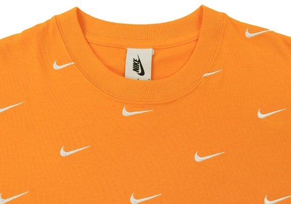 Camiseta Nike Logo Swoosh Integral Kumquat CK4094-886 Lookbook Camiseta Nike Logo Swoosh Integral Kumquat CK4094-886