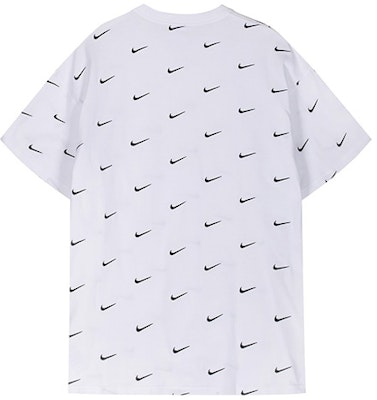 Nike All Over Swoosh Logo T-Shirt White Order Nike All Over Swoosh Logo T-Shirt White