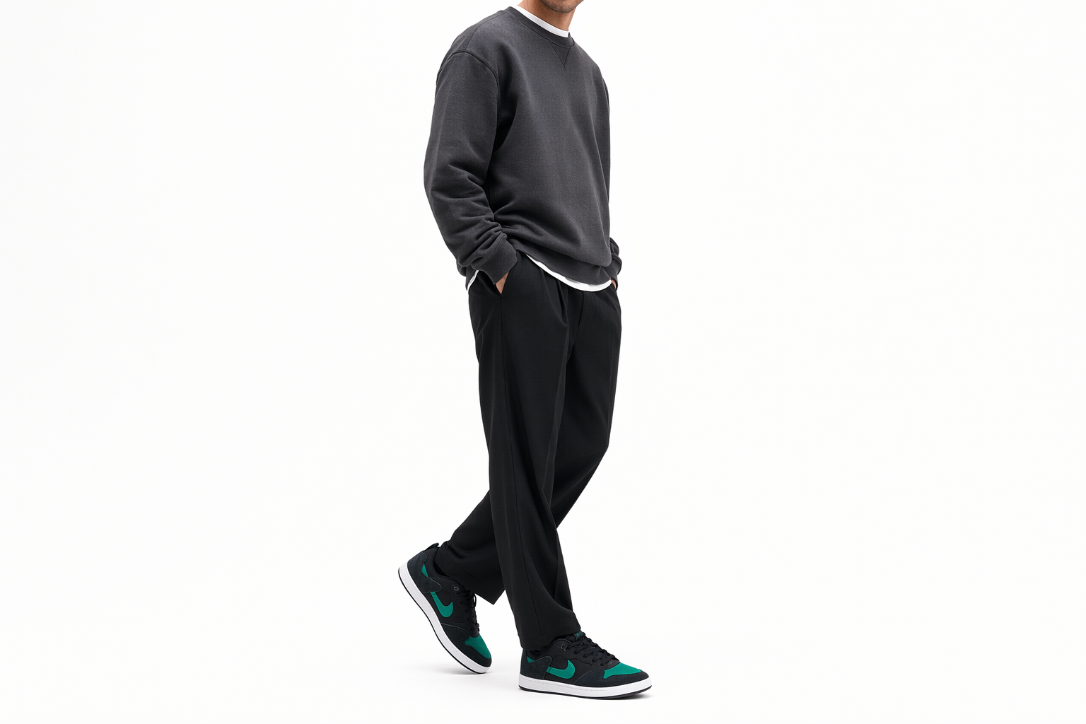 Order Nike SB Alleyoop 防滑 低筒 滑板鞋 男款 黑綠