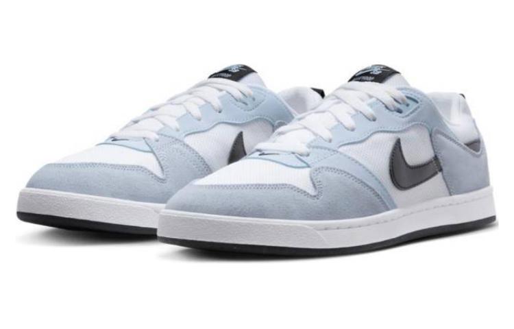 Shop Nike SB Alleyoop 耐磨透氣 低筒 滑板鞋 男款 藍白