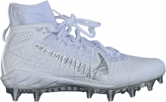 Nike Alpha Huarache 7 Elite LAX 'White Metallic Silver' AR3136-107 Nike Alpha Huarache 7 Elite LAX 'White Metallic Silver' AR3136-107