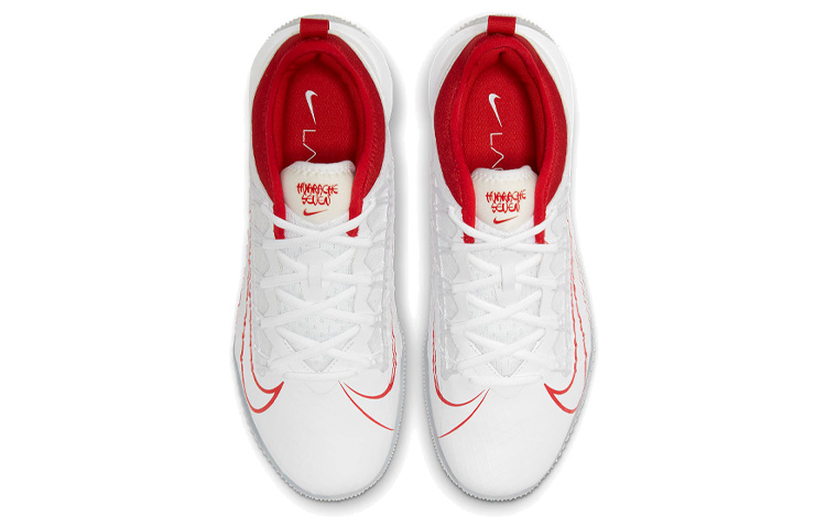 Shop Nike Alpha Huarache 7 Pro TF Turf ''Blanc Rouge'' CJ0235-105