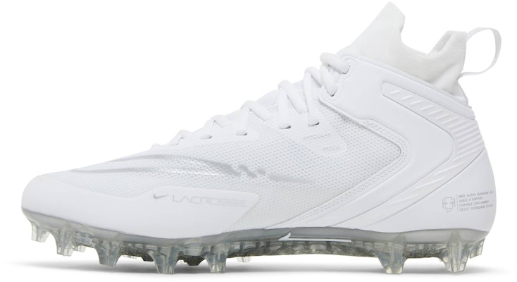 Nike Alpha Huarache 8 Elite 'White Metallic Silver' CW4440-100 Lookbook Nike Alpha Huarache 8 Elite 'White Metallic Silver' CW4440-100