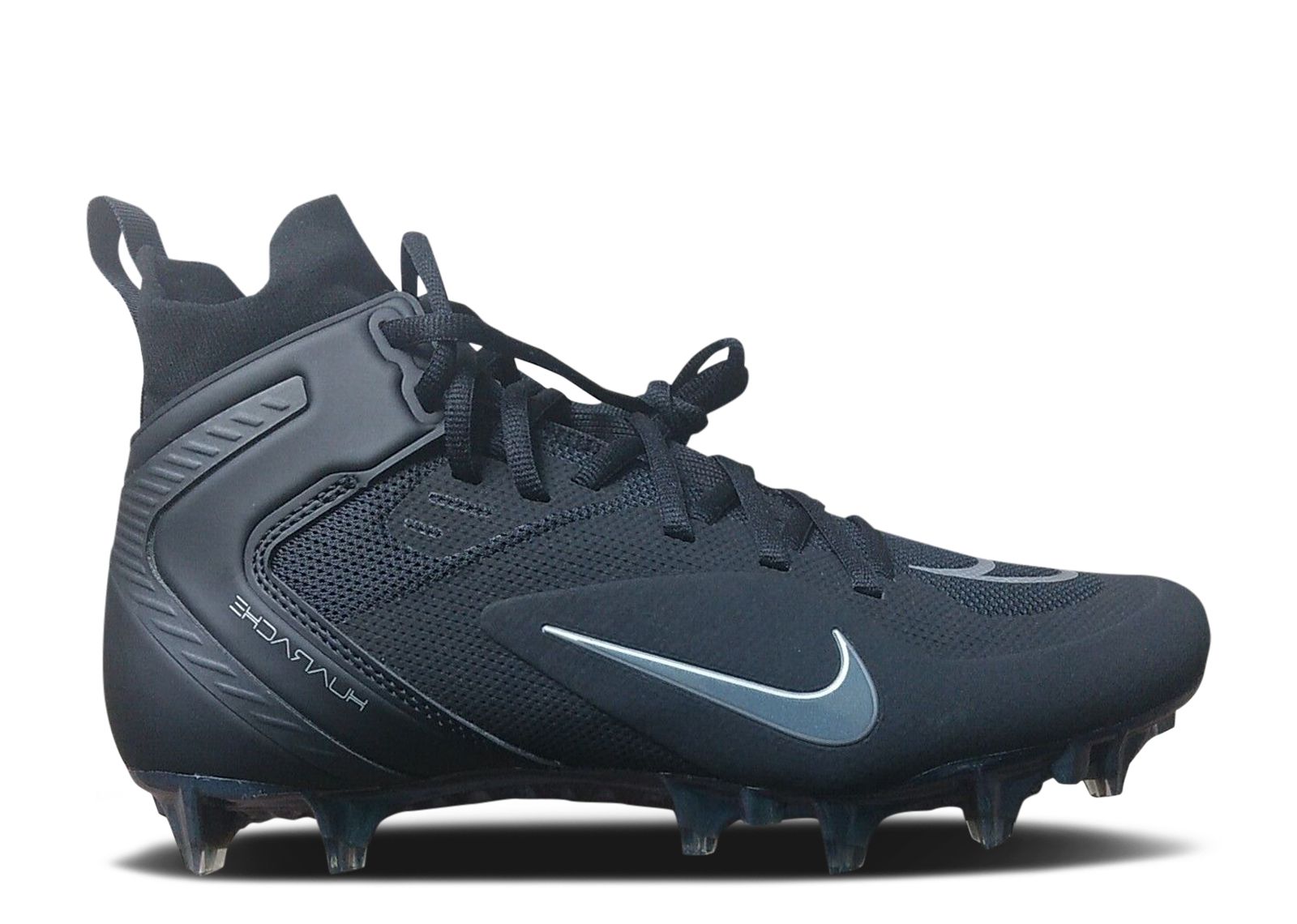 Nike Alpha Huarache 8 Elite LAX 'Black Metallic Silver' CW4447-001