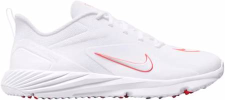 Nike Alpha Huarache 8 Pro TF 'White Bright Crimson' CZ6559-105 Nike Alpha Huarache 8 Pro TF 'White Bright Crimson' CZ6559-105