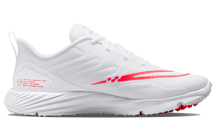 Order Nike Alpha Huarache 8 Pro TF ''Blanc Bright Crimson'' CZ6559-105