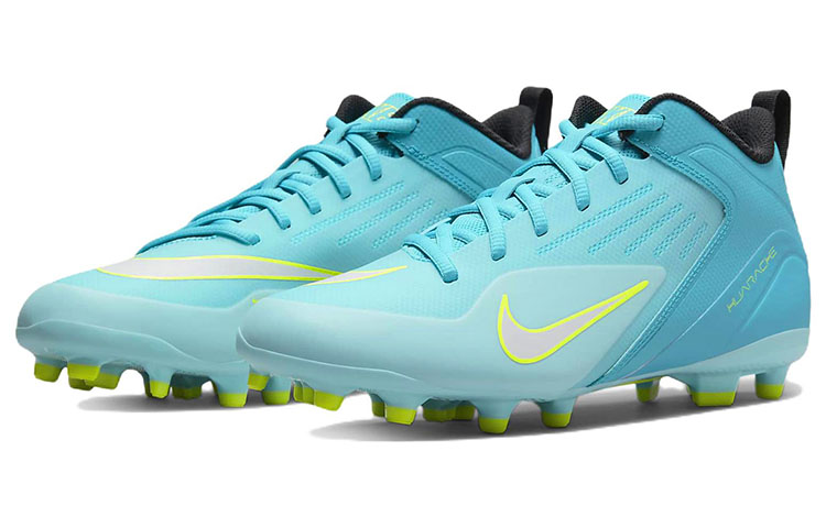 Lookbook 耐吉 Alpha Huarache 8 大學級 曲棍球鞋 男女同款 藍黃