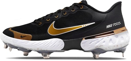 Nike Alpha Huarache Elite 3 Low 'Black Metallic Gold' CK0746-012 Nike Alpha Huarache Elite 3 Low 'Black Metallic Gold' CK0746-012
