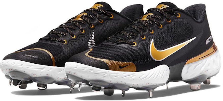 Nike Alpha Huarache Elite 3 Low 'Black Metallic Gold' CK0746-012 Lookbook Nike Alpha Huarache Elite 3 Low 'Black Metallic Gold' CK0746-012