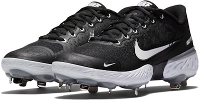 耐吉 透氣減震防滑阿法華萊士菁英3號棒球鞋 黑色 Lookbook 耐吉 透氣減震防滑阿法華萊士菁英3號棒球鞋 黑色