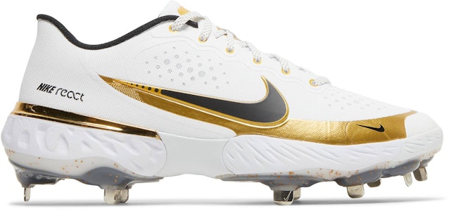 Nike Alpha Huarache Elite 3 Low 'Putih Emas Metalik' CV3552-106 Buy Nike Alpha Huarache Elite 3 Low 'Putih Emas Metalik' CV3552-106