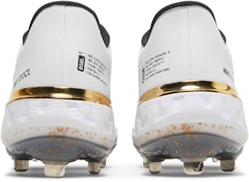 Nike Alpha Huarache Elite 3 Low 'Putih Emas Metalik' CV3552-106 Details for Nike Alpha Huarache Elite 3 Low 'Putih Emas Metalik' CV3552-106