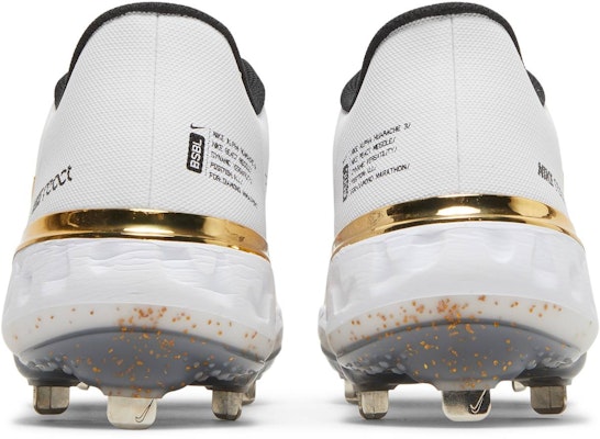 Nike Alpha Huarache Elite 3 Low 'White Metallic Gold' CV3552-106 Details for Nike Alpha Huarache Elite 3 Low 'White Metallic Gold' CV3552-106
