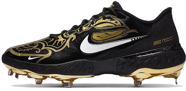 耐吉 Alpha Huarache Elite 3 Low Premium 低筒棒球鞋 黑金 Buy 耐吉 Alpha Huarache Elite 3 Low Premium 低筒棒球鞋 黑金