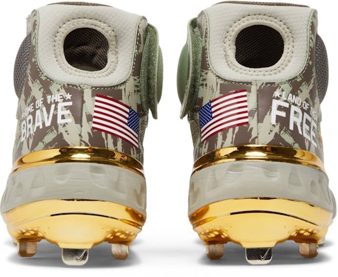 Nike Alpha Huarache Elite 3 Mid 'Armed Forces Day 2022' DA1675-090 Details for Nike Alpha Huarache Elite 3 Mid 'Armed Forces Day 2022' DA1675-090