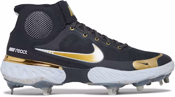 Nike Alpha Huarache Elite 3 Mid 'Black Metallic Gold' CK0745-012 Nike Alpha Huarache Elite 3 Mid 'Black Metallic Gold' CK0745-012
