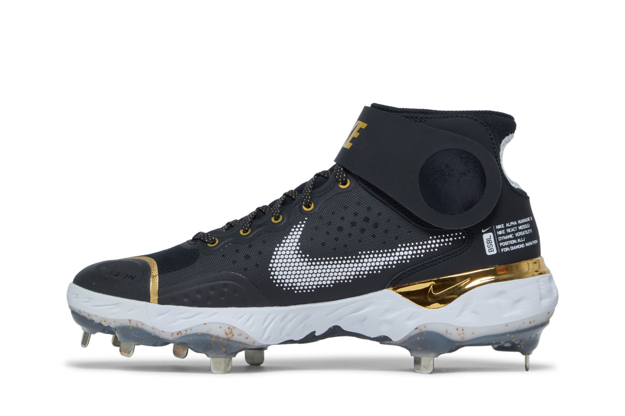 Lookbook Nike Alpha Huarache Elite 3 中幫'黑金' CK0745-012
