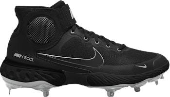 Nike Alpha Huarache Elite 3 Mid 'Black Metallic Silver' CK0745-009 Nike Alpha Huarache Elite 3 Mid 'Black Metallic Silver' CK0745-009
