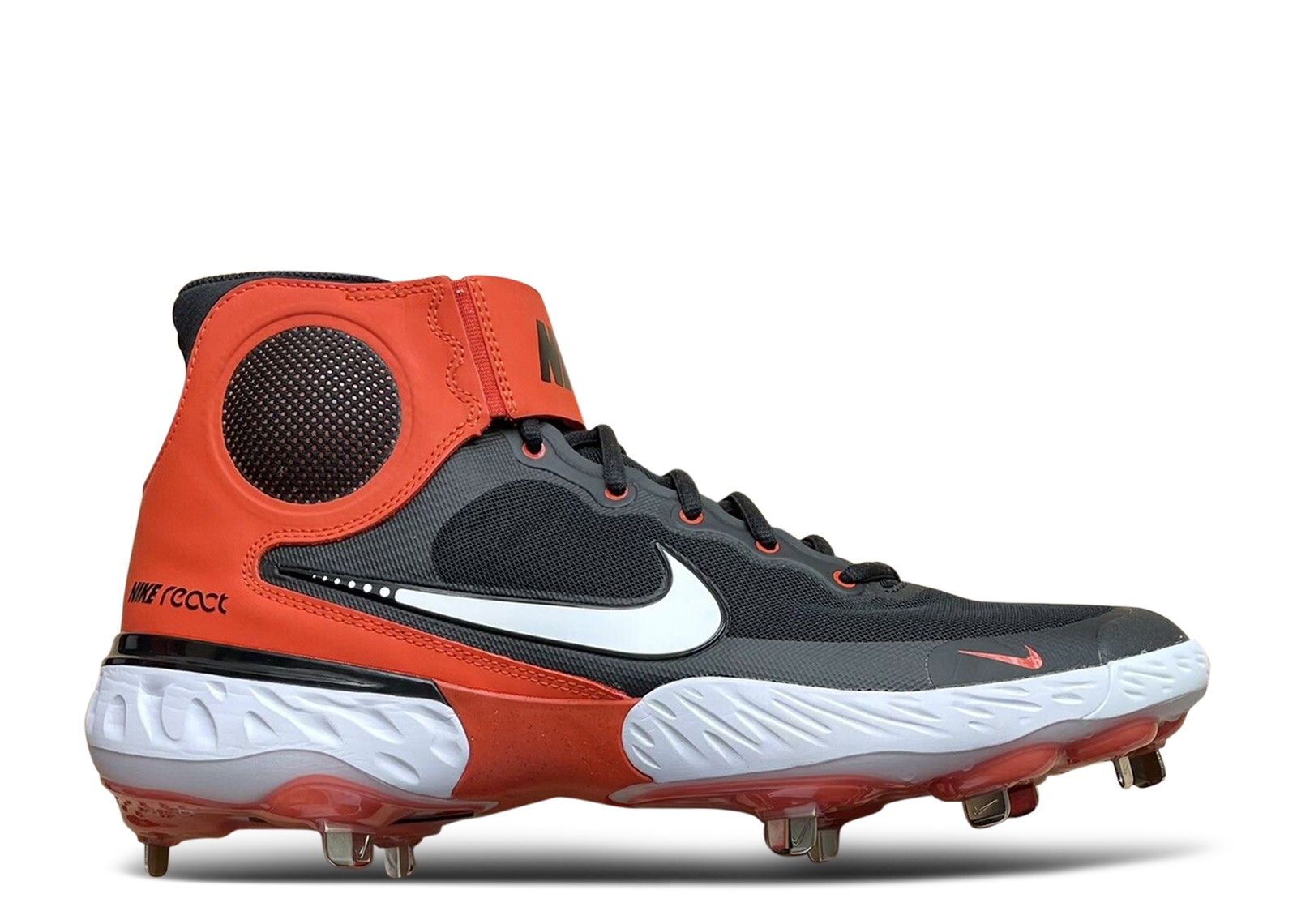 Nike Alpha Huarache Elite 3 Mid 'Black Team Orange' CK0745-003