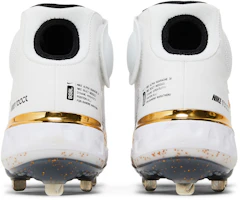 Details for Nike Alpha Huarache Elite 3 Mid 'White Metallic Gold' CV3550-106