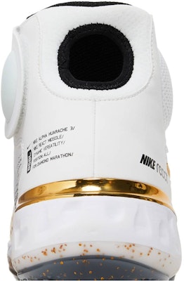 Nike Alpha Huarache Elite 3 Mid 'White Metallic Gold' CV3550-106 Sizing Nike Alpha Huarache Elite 3 Mid 'White Metallic Gold' CV3550-106