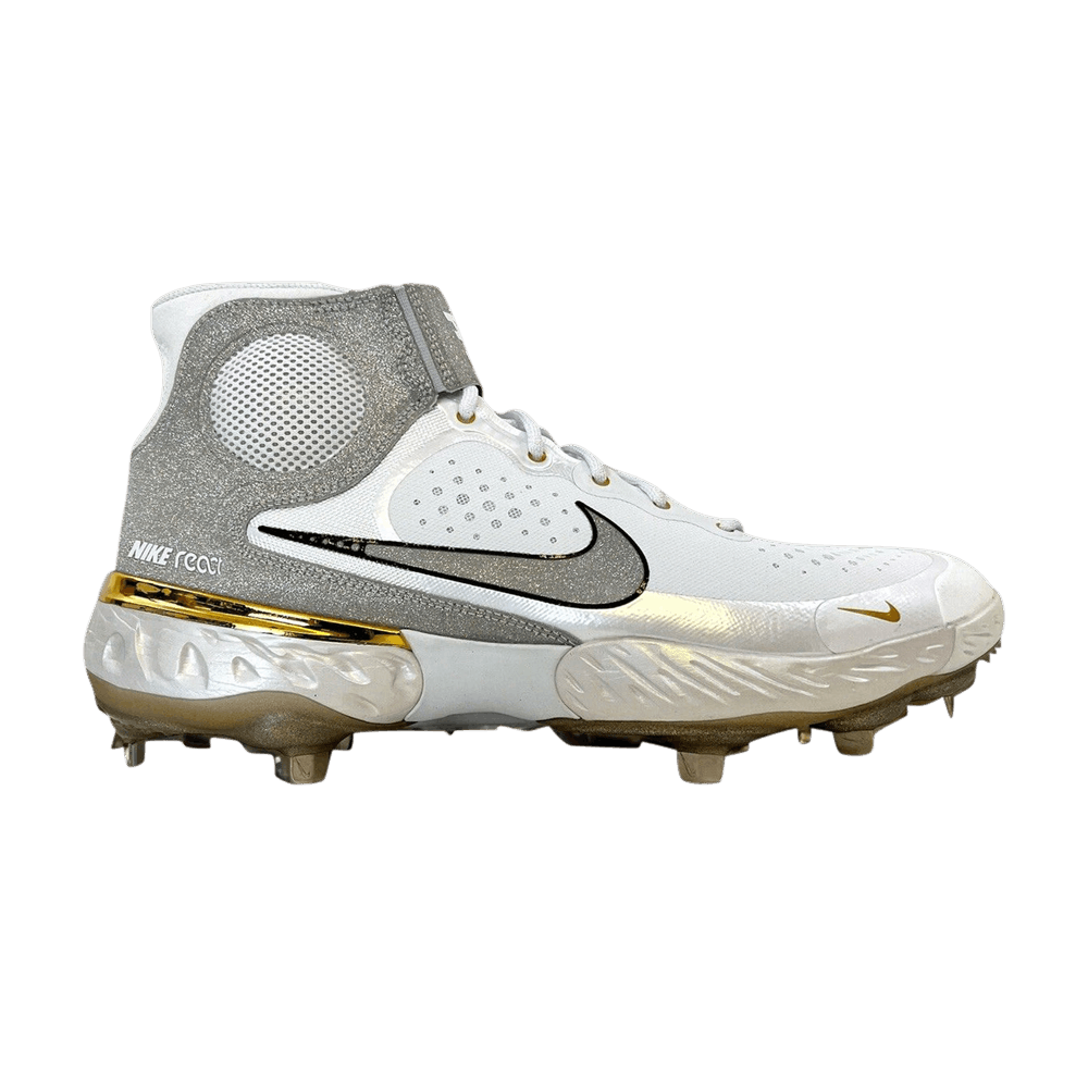 Buy Nike Alpha Huarache Elite 3 Mid 'Blanco Plata Oro' CZ6542-102