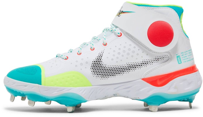 Nike Alpha Huarache Elite 3 Mid 'White Turbo Green' CV3550-107 Lookbook Nike Alpha Huarache Elite 3 Mid 'White Turbo Green' CV3550-107