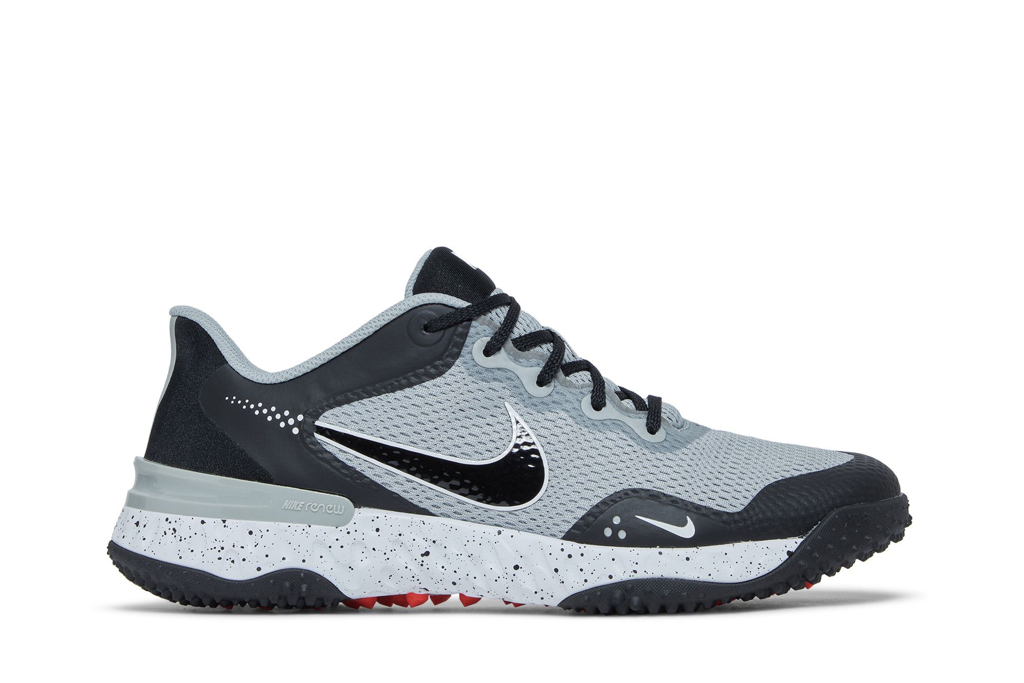 Nike Alpha Huarache Elite 3 Turf 'Light Smoke Grey Black' CK0748-011