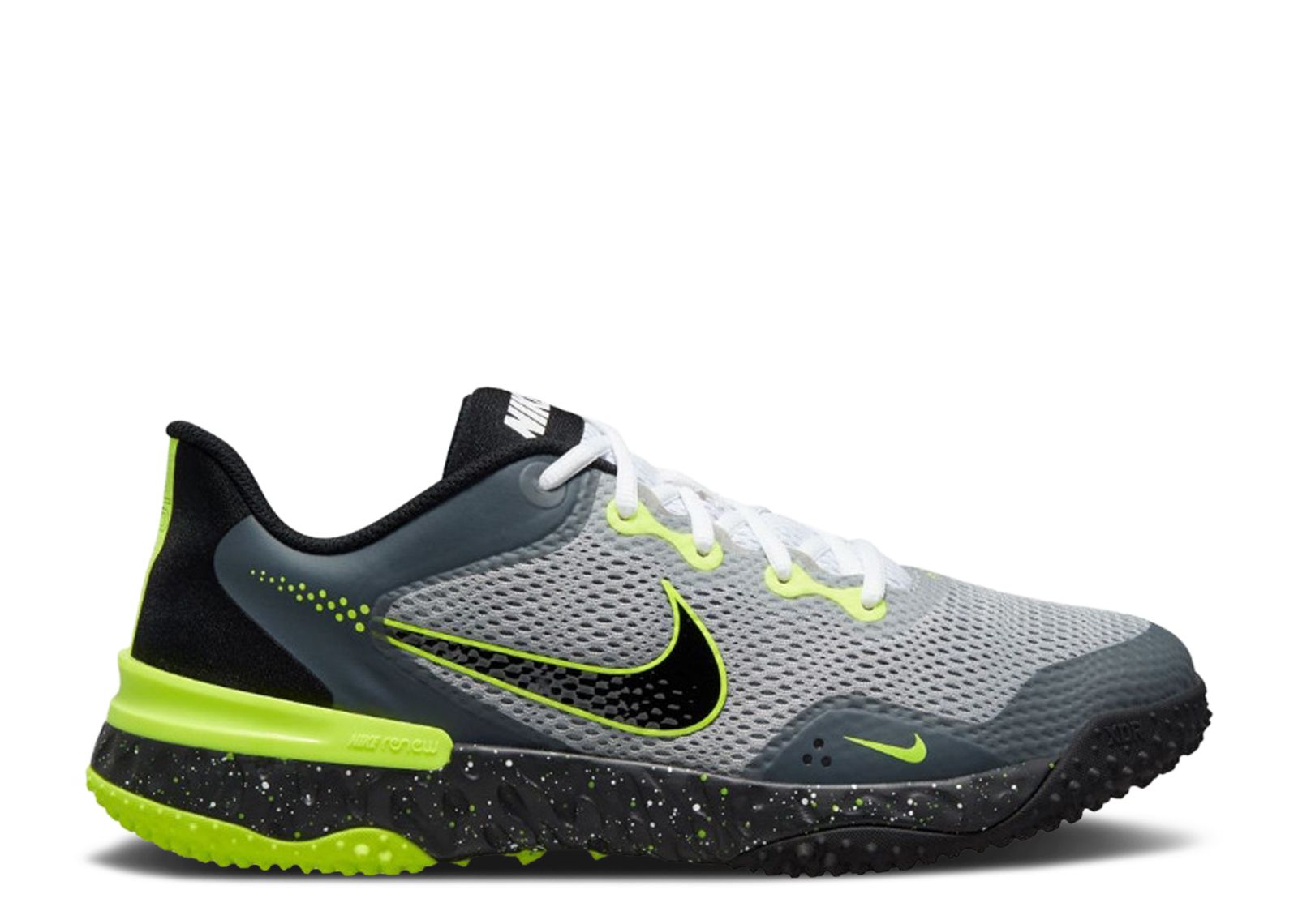 Nike Alpha Huarache Elite 3 Turf 'Light Smoke Grey Volt' CK0748-023