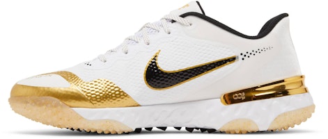 耐吉 Alpha Huarache Elite 3 Turf '白色金屬金' CV3560-106 Lookbook 耐吉 Alpha Huarache Elite 3 Turf '白色金屬金' CV3560-106