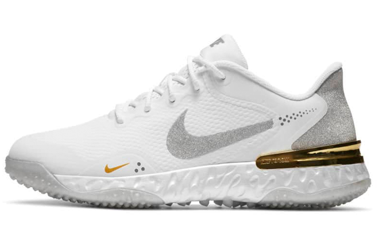 Buy 耐克阿尔法Huarache Elite 3 草地鞋 '白色金属银' CV3560-101