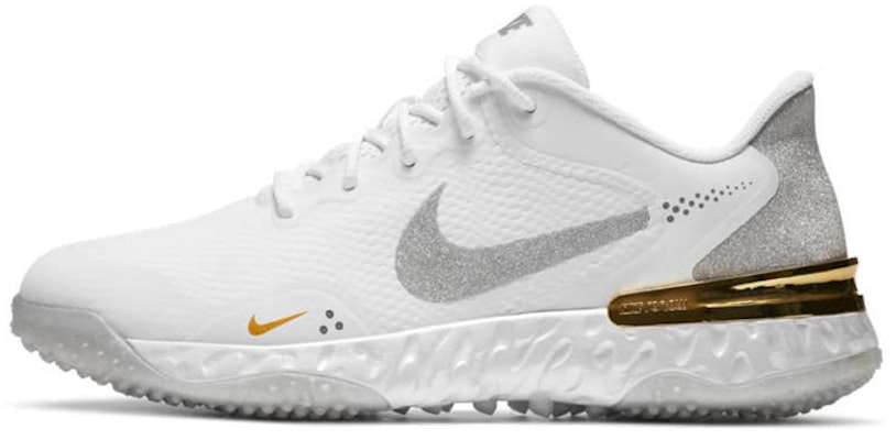 耐克阿尔法Huarache Elite 3 草地鞋 '白色金属银' CV3560-101 Buy 耐克阿尔法Huarache Elite 3 草地鞋 '白色金属银' CV3560-101