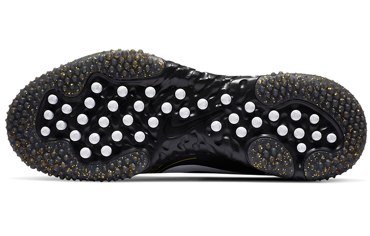 Nike Alpha Huarache Elite 3 Turf PRM 'Black Metallic Vivid Gold' 圖 6