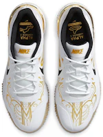 Shop Nike Alpha Huarache Elite 3 Turf Premium 'White Metallic Vivid Gold' CV3561-101