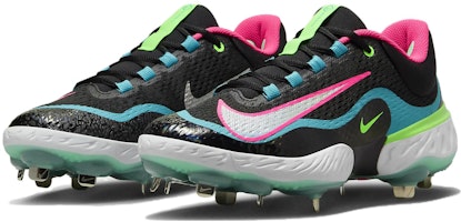 Nike Alpha Huarache Elite 4 Low 'Hitam Teal Pink' DJ6521-002 Lookbook Nike Alpha Huarache Elite 4 Low 'Hitam Teal Pink' DJ6521-002